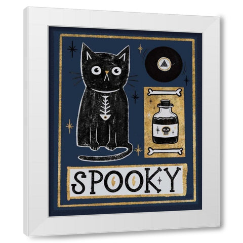 Frightfully Wicked III Dark White Modern Wood Framed Art Print by Averinos, Melissa