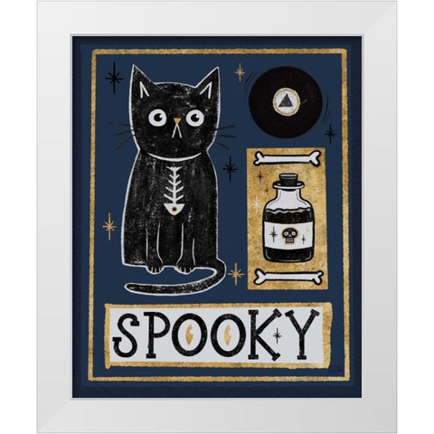 Frightfully Wicked III Dark White Modern Wood Framed Art Print by Averinos, Melissa