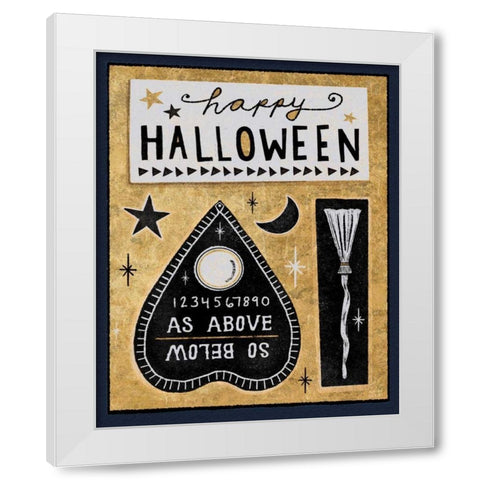Frightfully Wicked VI Dark White Modern Wood Framed Art Print by Averinos, Melissa