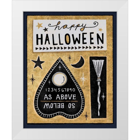 Frightfully Wicked VI Dark White Modern Wood Framed Art Print by Averinos, Melissa