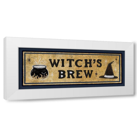 Frightfully Wicked X Dark White Modern Wood Framed Art Print by Averinos, Melissa