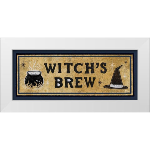 Frightfully Wicked X Dark White Modern Wood Framed Art Print by Averinos, Melissa