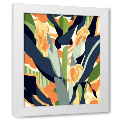 Sweet Corn White Modern Wood Framed Art Print by Gallagher, Megan