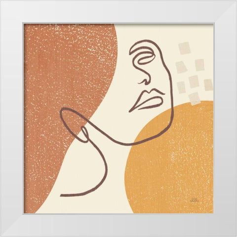 Through the Window IV White Modern Wood Framed Art Print by Marshall, Laura