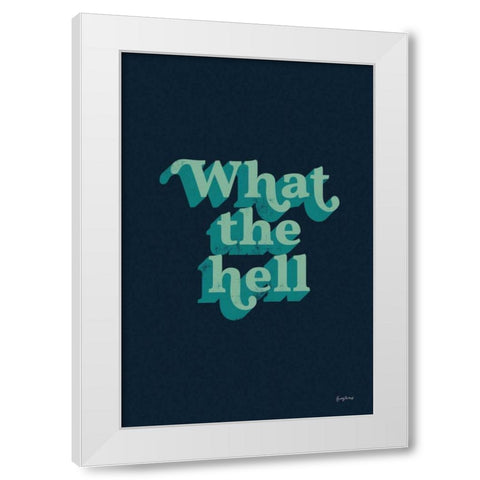 What The White Modern Wood Framed Art Print by Thorns, Becky