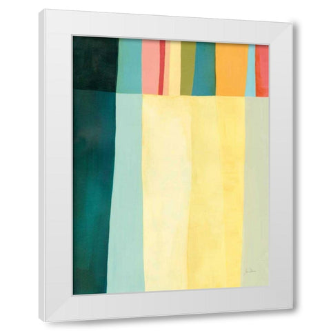 Twelve Bar IV White Modern Wood Framed Art Print by Davies, Jane