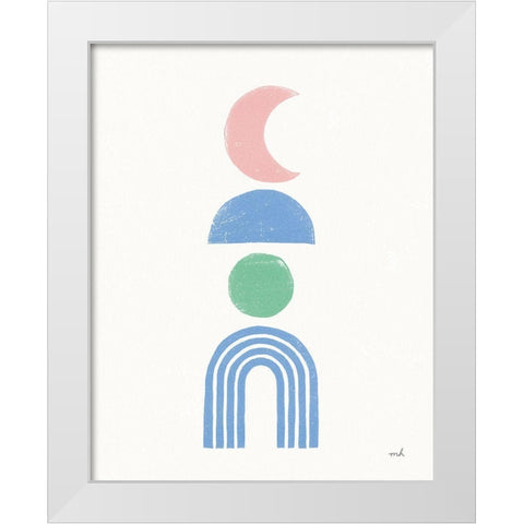 Minimalist Boho II Pastel White Modern Wood Framed Art Print by Hershey, Moira