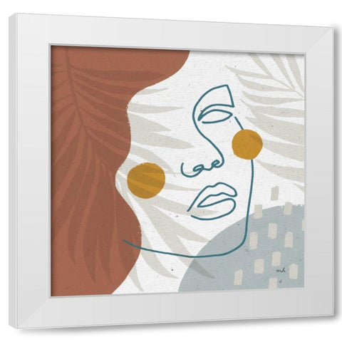 Island Breeze I White Modern Wood Framed Art Print by Hershey, Moira