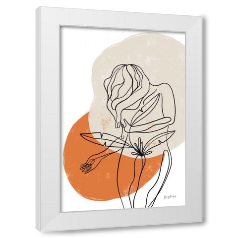 Planted II White Modern Wood Framed Art Print by Thorns, Becky