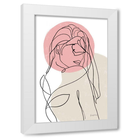 Planted III White Modern Wood Framed Art Print by Thorns, Becky