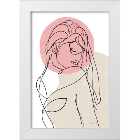 Planted III White Modern Wood Framed Art Print by Thorns, Becky