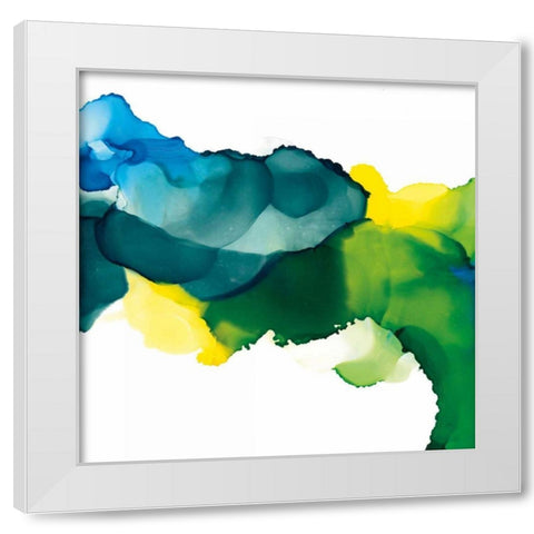 Pod White Modern Wood Framed Art Print by Paschke, Chris