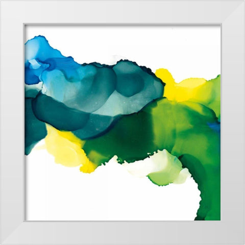 Pod White Modern Wood Framed Art Print by Paschke, Chris