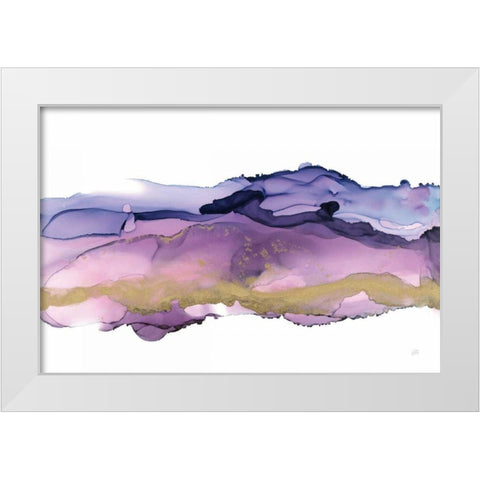 Coastal Ink III White Modern Wood Framed Art Print by Paschke, Chris