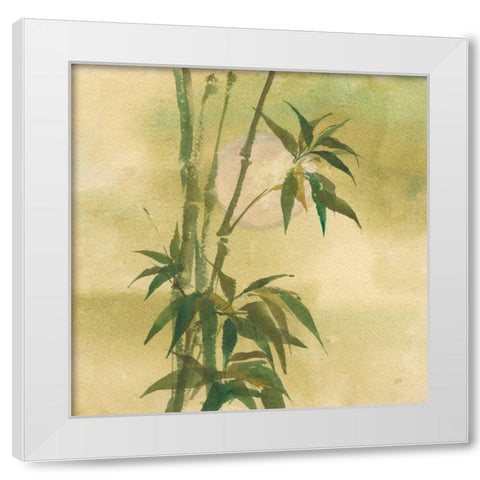 Moon Season Spring White Modern Wood Framed Art Print by Paschke, Chris