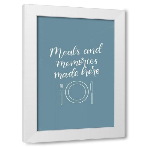 Kitchen Words II White Modern Wood Framed Art Print by Thorns, Becky