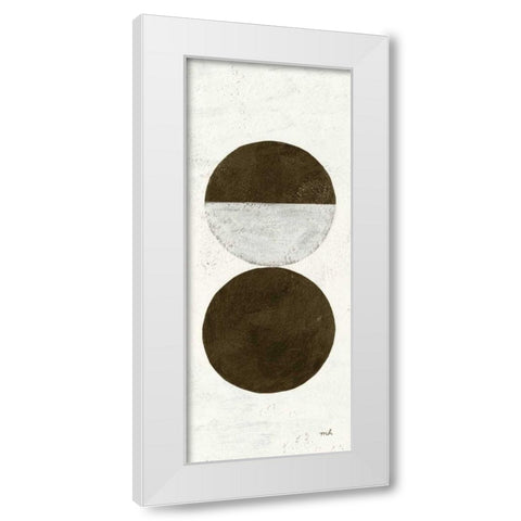 Orbs I Panel White Modern Wood Framed Art Print by Hershey, Moira