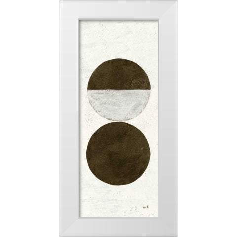 Orbs I Panel White Modern Wood Framed Art Print by Hershey, Moira