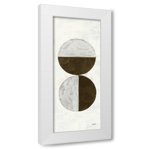 Orbs II Panel White Modern Wood Framed Art Print by Hershey, Moira