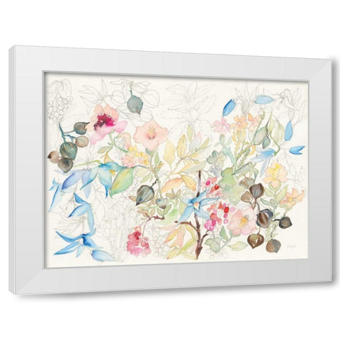 Hopeful Spring White Modern Wood Framed Art Print by Rice, Kristy