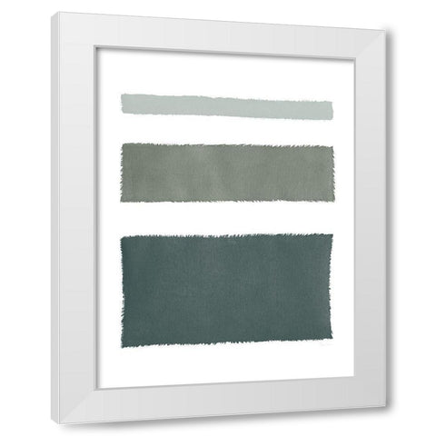 Painted Weaving IV Dark White Modern Wood Framed Art Print by Rhue, Piper