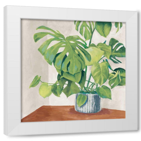 Jungalow Neutral White Modern Wood Framed Art Print by Urban, Mary