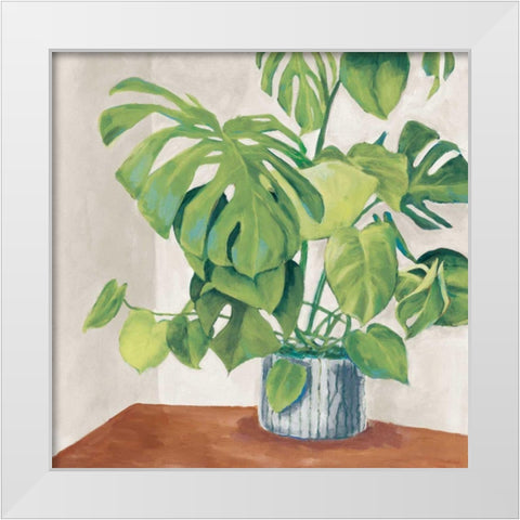 Jungalow Neutral White Modern Wood Framed Art Print by Urban, Mary