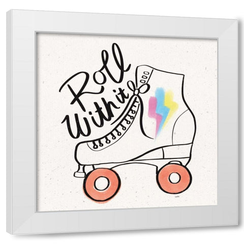 Throwback II White Modern Wood Framed Art Print by York, Leah