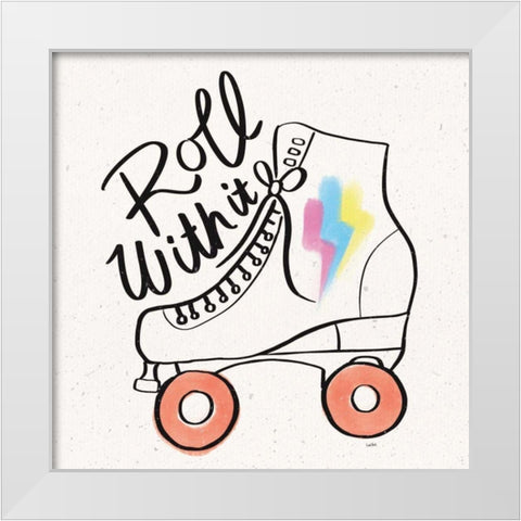 Throwback II White Modern Wood Framed Art Print by York, Leah