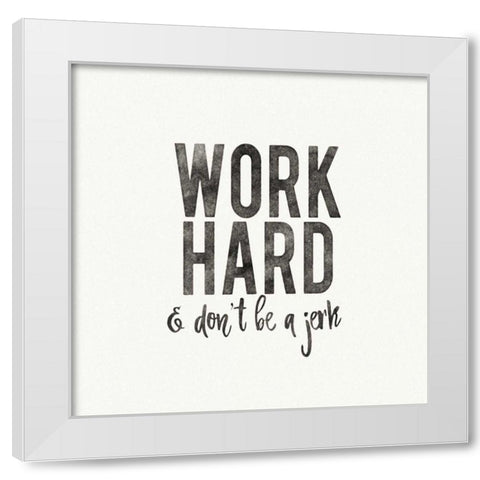 Work from Home III White Modern Wood Framed Art Print by Wild Apple Portfolio