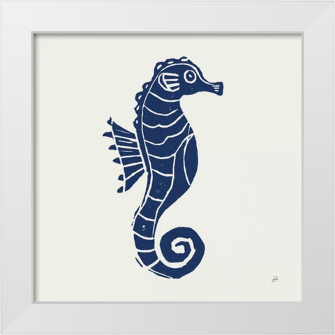 Primitive Sea VI Navy White Modern Wood Framed Art Print by Brissonnet, Daphne