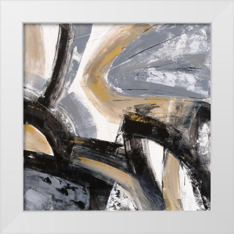 Urban Graffiti I White Modern Wood Framed Art Print by Vassileva, Silvia