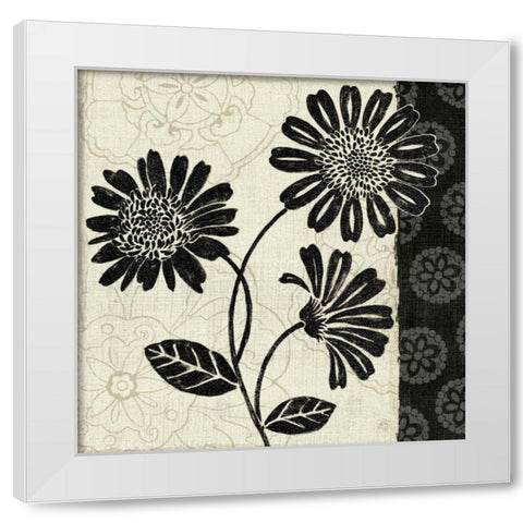 Influence II White Modern Wood Framed Art Print by Brissonnet, Daphne