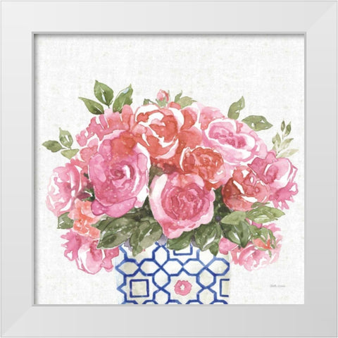 From the East IV No Words White Modern Wood Framed Art Print by Grove, Beth