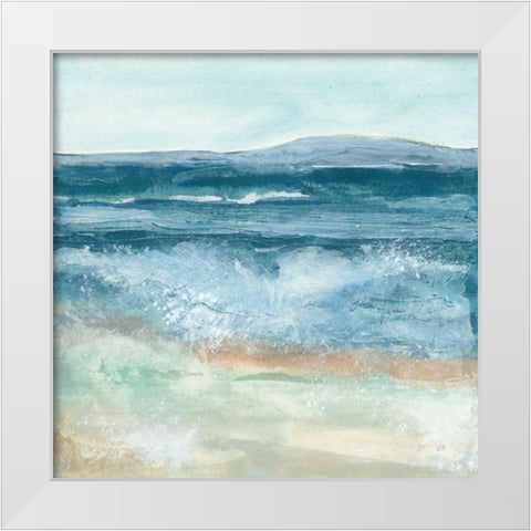 Coastal VI White Modern Wood Framed Art Print by Paschke, Chris