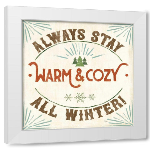 Holiday Likeness VII Wood White Modern Wood Framed Art Print by Charron, Veronique