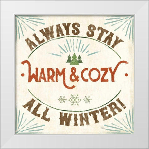 Holiday Likeness VII Wood White Modern Wood Framed Art Print by Charron, Veronique
