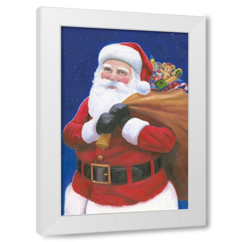 James Santa White Modern Wood Framed Art Print by Wiens, James