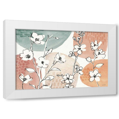 Soft Figures I White Modern Wood Framed Art Print by Tavoletti, Anne