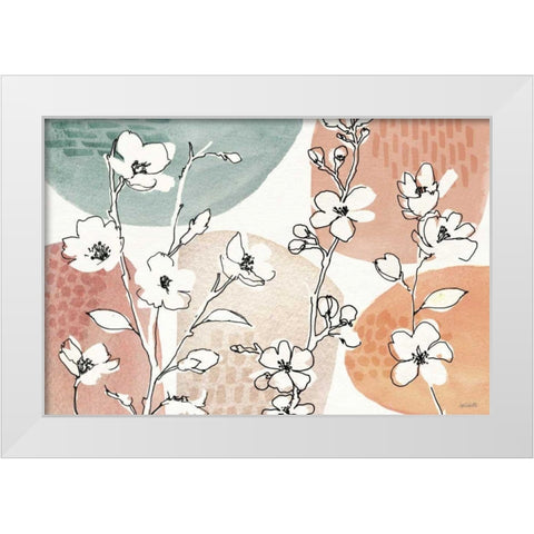 Soft Figures I White Modern Wood Framed Art Print by Tavoletti, Anne