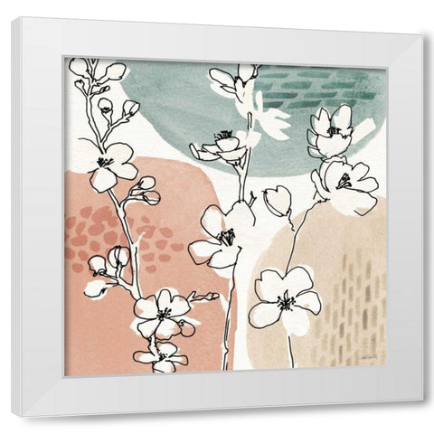 Soft Figures II White Modern Wood Framed Art Print by Tavoletti, Anne