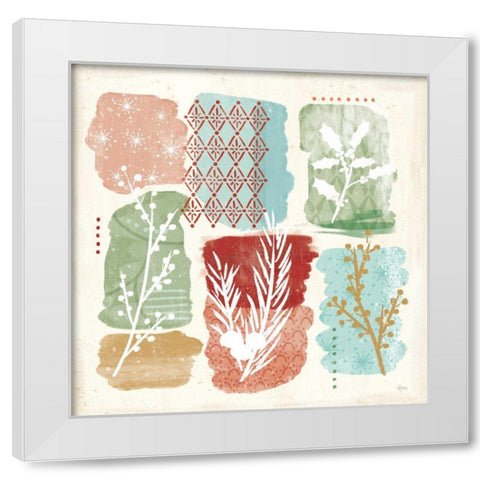 Holiday Flair VI White Modern Wood Framed Art Print by Charron, Veronique