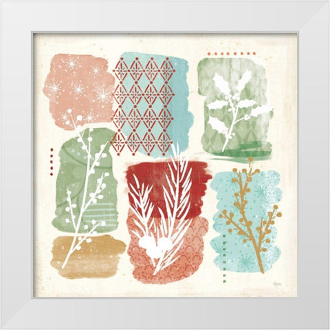 Holiday Flair VI White Modern Wood Framed Art Print by Charron, Veronique