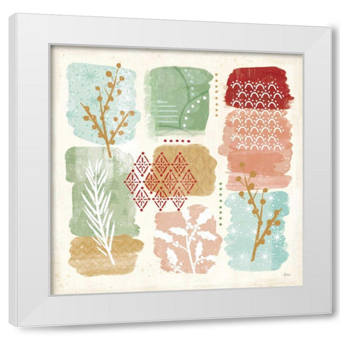 Holiday Flair VII White Modern Wood Framed Art Print by Charron, Veronique