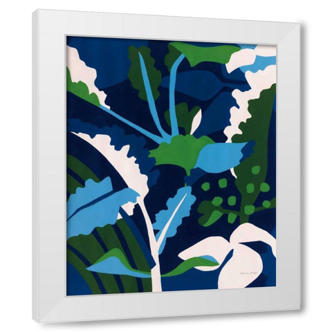 Kaleidoscope Kale White Modern Wood Framed Art Print by Gallagher, Megan