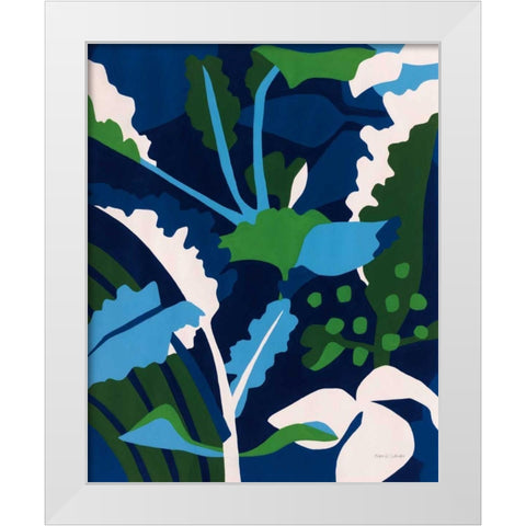Kaleidoscope Kale White Modern Wood Framed Art Print by Gallagher, Megan