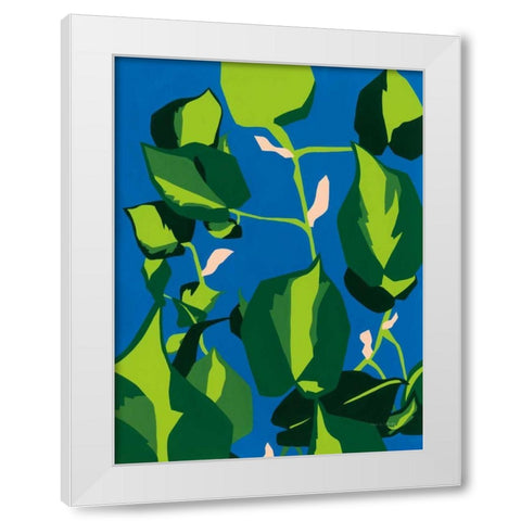 Zest for Life White Modern Wood Framed Art Print by Gallagher, Megan