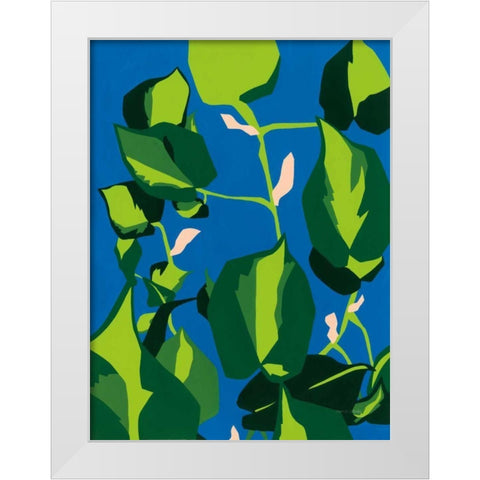 Zest for Life White Modern Wood Framed Art Print by Gallagher, Megan