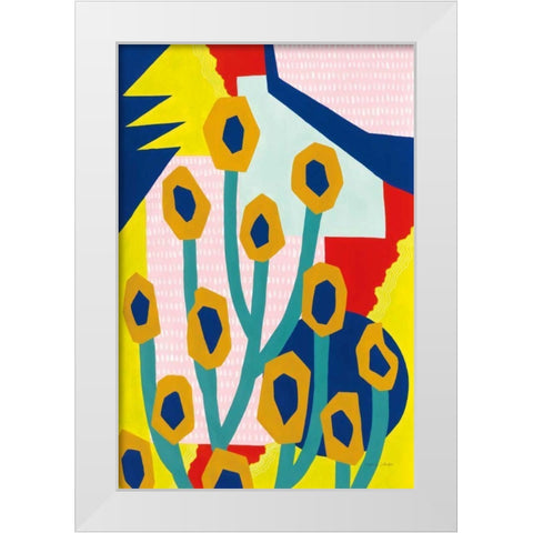 Growth Patterns White Modern Wood Framed Art Print by Gallagher, Megan