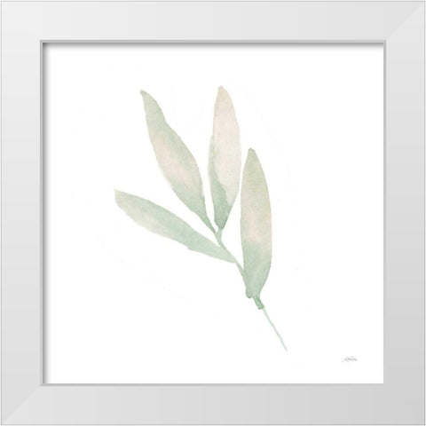 Sage III White Modern Wood Framed Art Print by Pete, Katrina
